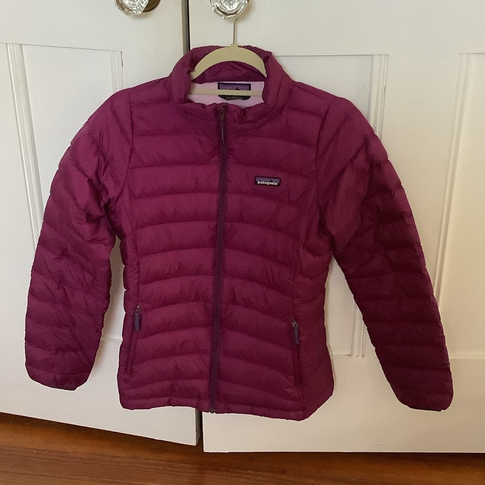 Patagonia Kids Puffer Jacket in Rich Purple